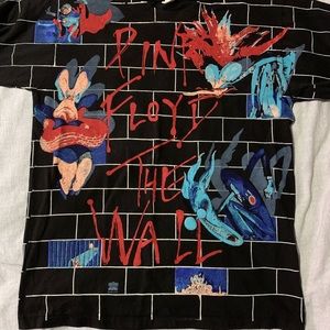 Pink Floyd the wall single stitch reprint shirt